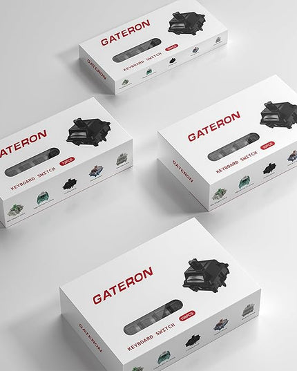 Gateron Oil King V2 Pre Lubed 5pin Linear Switches for Mechanical Keyboard (90PCS, Oil King)