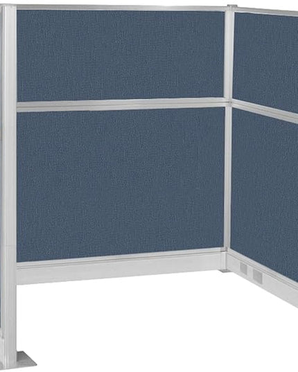 Versare Pre-Configured Hush Panel Electric Cubicle | Workstation Divider Walls | Cubicle Privacy Panels | Office Partition Walls