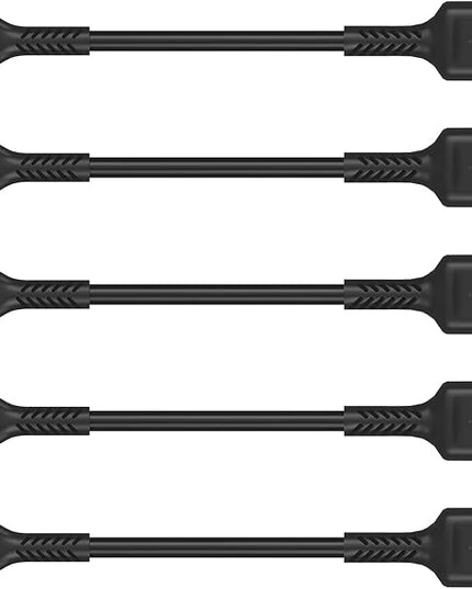 4 Inches USB C Cord Short, 5 Pack Durable USB A to USB Type C Fast Charging Cable for Charging Stations Compatible with Samsung Galaxy Note 10 20 S10 S22 Ultra LG V30 V40