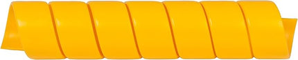 Caplugs SPSS Series – Plastic Safeplast Safe-Spirals, Spiral Wrap Hose & Cable Protector, Yellow HD-PE, 2.0" OD x 100' L Hydraulic & Pneumatic Hoses, Construction, Manufacturing, Auto (050C100Ye)