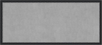 Amanti Art Black Framed Magnetic Board 22x50 Oversize Vision Board for use with Magnets, 100% Metal Sheet to Display Items as Office Decor or for Home Organization in mudroom, Kitchen or Kids Room