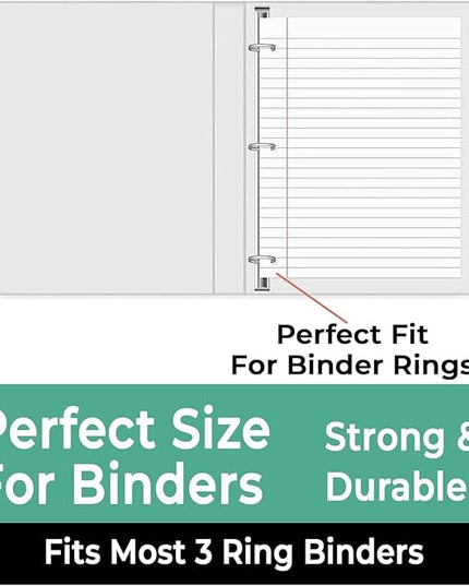 Rosmonde 576 Pack (Pallet) Loose Leaf Paper Bulk, 86400 Sheets, Wide Ruled, Pallet of Filler Paper, 150 Sheets/Pack, 8 x 10.5", 56 Gsm Thick Sheets, 3 Hole Punched, School & Office, 4-7 Days Transit