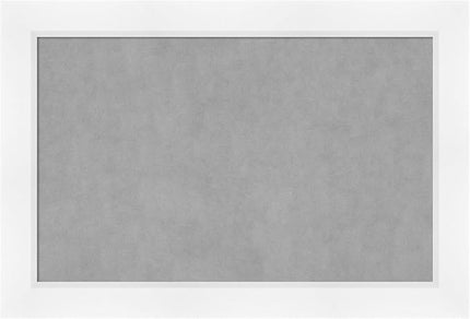 Amanti Art White Framed Magnetic Board 25x37 Large Vision Board for use with Magnets, 100% Metal Sheet to Display Items as Office Decor or for Home Organization in mudroom, Kitchen or Kids Room