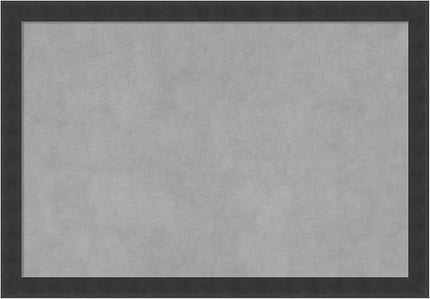 Amanti Art Black Framed Magnetic Board 18x26 Medium Vision Board for use with Magnets, 100% Metal Sheet to Display Items as Office Decor or for Home Organization in mudroom, Kitchen or Kids Room