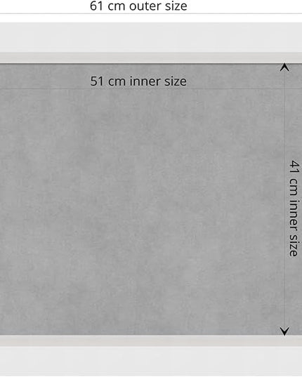 Amanti Art White Framed Magnetic Board 20x24 Small Vision Board for use with Magnets, 100% Metal Sheet to Display Items as Office Decor or for Home Organization in mudroom, Kitchen or Kids Room