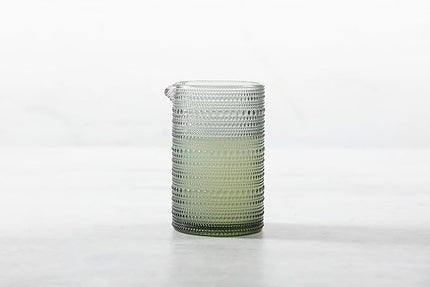 Fortessa Jupiter Hobnail Glass, 25 Ounce Mixing Hobnail Glass, Smoke Gray