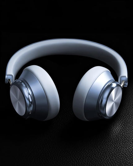 Wentronic Y03 Bluetooth Headphones Wireless Active Noise Cancelling Over Ear Headphones 48 Hours Playtime High Sound Quality 6 EQ Music Mode Headphones with Soft Ear Cushion - Blue
