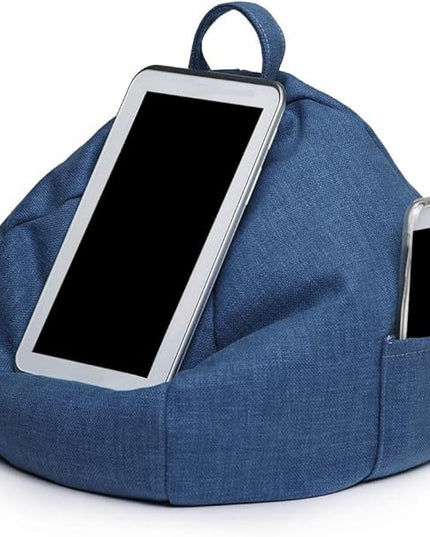 Book Pillow for Reading in Bed, Bed Tablet Holder, Portable Bean Bag Holder, for Bedtime Adventures, Portable Travel Cushion, for Standing Computers, Books, Tablets