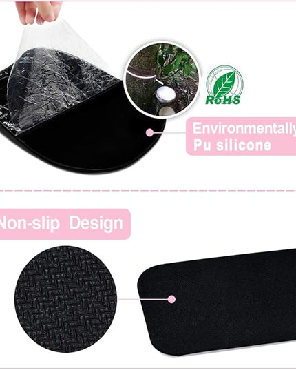 Keyboard Wrist Rest Mouse Pad Wrist Support for Computer Desktop/Laptop/Notebook Memory Foam Keyboard Pad Ergonomic Hand Rest Wrist Cushion for Home Office Gaming - Pink Fluid