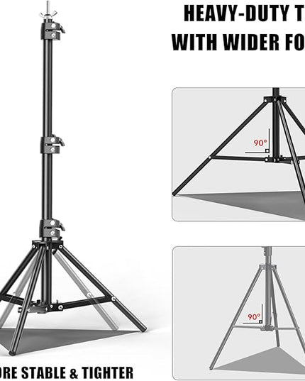 10x20FT Backdrop Support Stand for Photography，Adjustable Width & Length Backdrop Stand Background Support System Kit for Photo Video Studio Shooting, Party, Outdoor, Wedding
