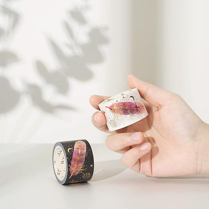 WT Dream Catcher Washi Tape Set, Tape for Scrapbooking, Planners, Junk Journal or Bible Study, Colorful Artist Decorative Craft Tape, Cute Artist Tape (2 Rolls, Each 16.4FT)