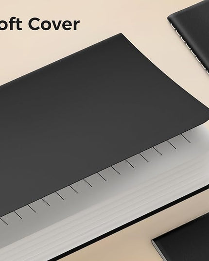 Lined Pocket Notebooks, 20 Pack Small Notebook Bulk, 3.5x5.5 inch, A6 Size Thick 80GSM College Ruled Paper, Black Cover Mini Journal for Men, Women, Journaling & Business Notes