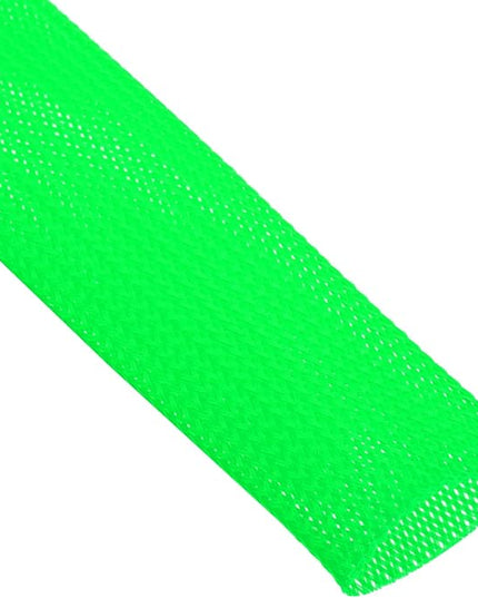 uxcell Expandable Sleeving, 1 1/2-inch 25ft Cable Sleeve, Green