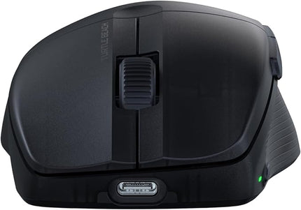 Turtle Beach Pure Air Wireless RGB Gaming Mouse, Ultra-Light 54g Ergonomic Design, 26000 DPI Optical Sensor, 125-Hour Rechargeable Battery, Dual Wireless + Bluetooth, Titan Optical Switches – Black
