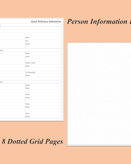 Daily Planner Undated - 8.5" x 11" To Do List Notebook Hourly Schedules, 150 Sheets/300 Pages Spiral Appointment Planner for Women and Men,PVC Hardcover, Inner Pocket, Elastic Closure, Rose Leaf