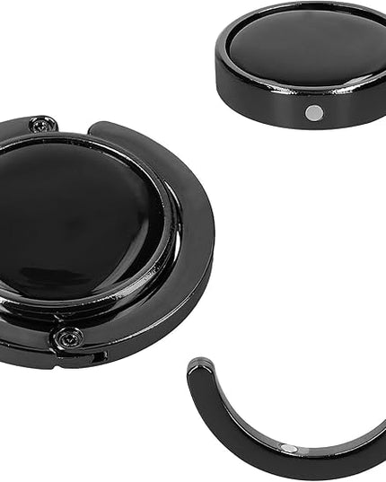kwmobile Purse Hanger for Table (Set of 2) - Purse Hook for Table - Folding Handbag Hanger - Portable Bag Holder