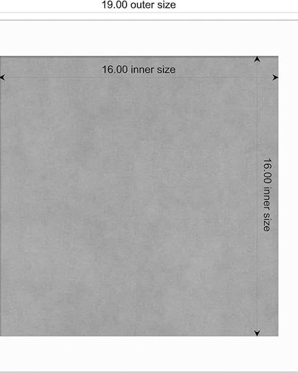 Amanti Art White Framed Magnetic Board 19x19 Small Vision Board for use with Magnets, 100% Metal Sheet to Display Items as Office Decor or for Home Organization in mudroom, Kitchen or Kids Room