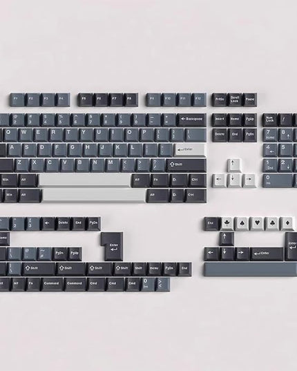 Sumgsn Apollo Keycaps 163 Keys Doubleshot Keycaps Cherry Profile Custom Keyboard Key caps Set Fit for 61/64/87/104/108 Cherry Mx Switches ISO ANSI Layout Alice Keyboard Mechanical Keyboards