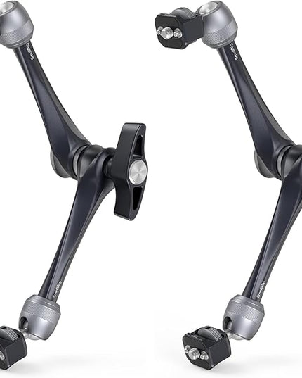 SMALLRIG Rosette Magic Arm 11 Inch with Ball Head, 1/4"-20 Screws, and Anti-Twist Pins, for Cameras/iPads/Monitors/LED Lights/Smartphones/Action Cameras, Max Load Capacity 3kg (Pack of 2)