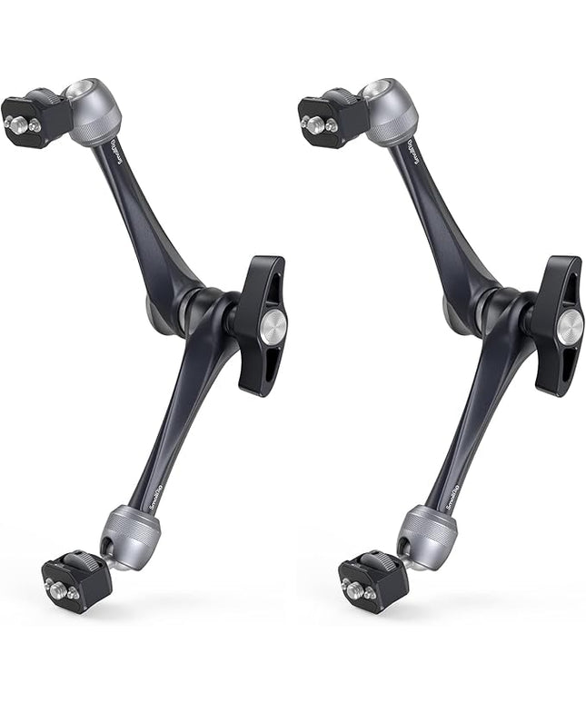 SMALLRIG Rosette Magic Arm 11 Inch with Ball Head, 1/4"-20 Screws, and Anti-Twist Pins, for Cameras/iPads/Monitors/LED Lights/Smartphones/Action Cameras, Max Load Capacity 3kg (Pack of 2)