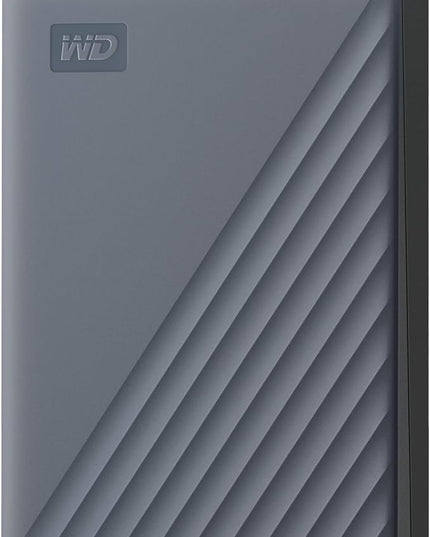 WD 6TB My Passport Portable Hard Drive, Works with USB-C and USB-A, Windows PC, Mac, Chromebook, Gaming Consoles, and Mobile Devices, Backup Software and Password Protection - WDBY3J0060BGY-WESN