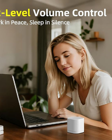 SleeZOO Portable Sound Machine for Sleep Mini White Noise Machine for Baby Kids Adults with 30 Soothing Sounds 4 Timers 32 Volume Levels Memory Function Sleep Machine for Travel Camping Home Office
