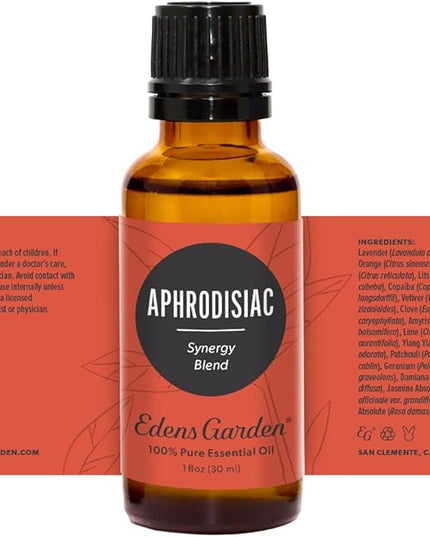 Edens Garden Aphrodisiac Essential Oil Blend- 100% Pure Premium Grade, Undiluted, Natural, Therapeutic, Aromatherapy, The Best for Skin, Candle, Hair 30 ml (1 fl oz)