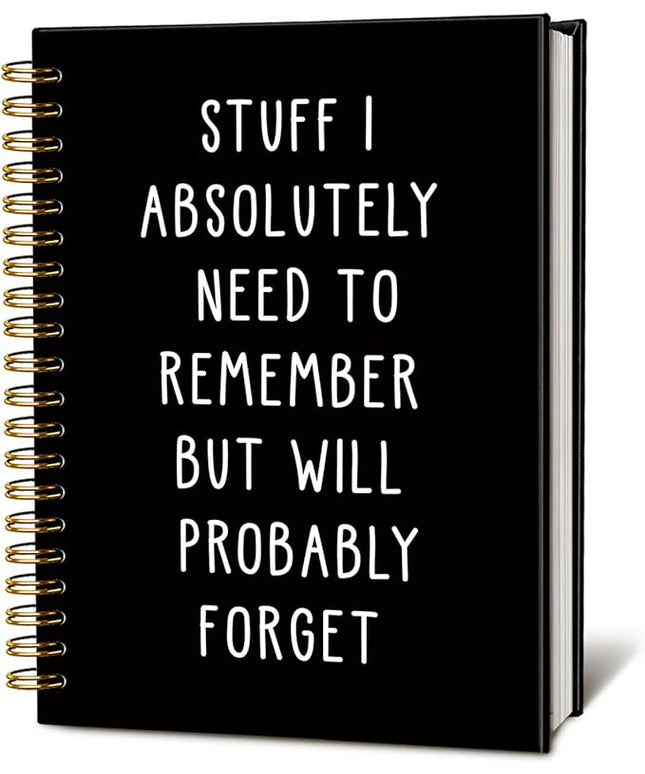 LIANGW Funny Notebooks for Work, Funny Work Gifts for Coworkers & Boss, Coworker Office Gifts for Men Women, Fun Spiral Notebooks Journals for Writing, Funny Office Supplies 5.5x8.3 Inch