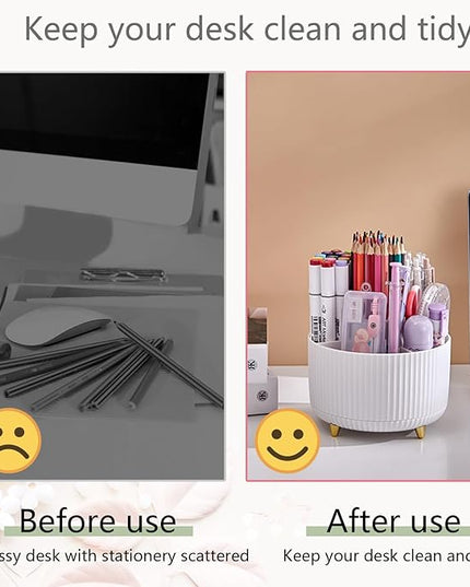 Office Supplies,Desk Accessories,with Stapler,Tape Dispenser,Staple Remover,Scissor,Ballpoint Pen,Sticky Notes,Clear Tape,Staples,Desk Organizer,Phone Stand,Binder,Index Tabs,Best Gift Set(White)