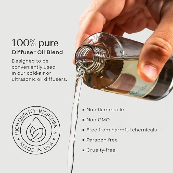 AromaPlan Fragrance Oil Vanilla Crème 5 Fl Oz (148ml) Winter Collection | Luxury Hotel Scent Diffuser Oil | Hotel, Home & Spa | Non-Toxic, Made in USA - Bigger Bottle, Bolder Aroma & Longer Lasting