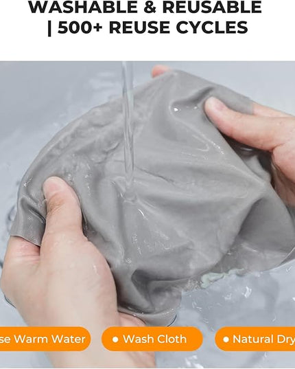 K&F CONCEPT 12 Pack Lens Cleaning Cloth | Microfiber Cleaning Cloth | Glasses Cleaning Cloths | Eyeglass Lens Cleaner | Eyeglasses, Camera Lens, VR/AR Headset, and Screen Cleaning | White & Grey