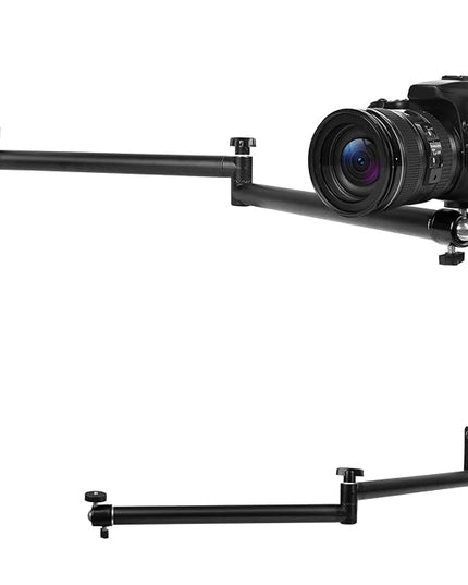 Articulating Camera Wall Mount with 1/4"-20 Threaded Compatible with DSLR/Security/Webcam/Action/LED Light/CCTV POV Camcorder Cameras,Adjustable Aluminium Alloy Arm Metal Base