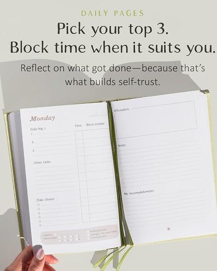 The ADHD Planner for Adults - Undated Daily & Weekly ADHD Journal for Disorganized People, 90 Days - Habit Tracker, Record Emotions & Mood - Academic Goals - Structure & Focus for Adults Brains