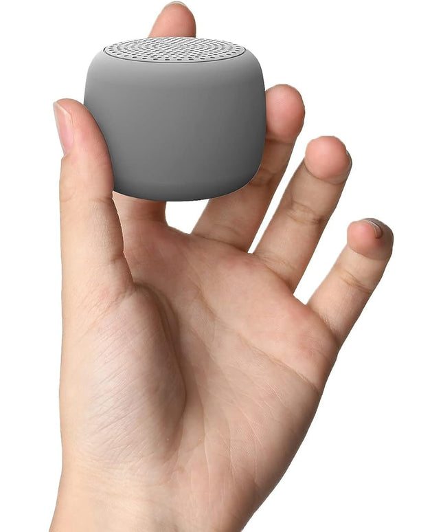 Babelio White Noise Sound Machine for Adults Kids Baby, Mini, 15 Non-looping Sounds, Timer, Memory Function, Easy to Pocket and Travel Gray