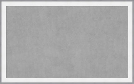 Amanti Art White Framed Magnetic Board 27x43 Large Vision Board for use with Magnets, 100% Metal Sheet to Display Items as Office Decor or for Home Organization in mudroom, Kitchen or Kids Room