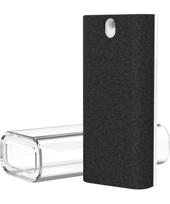 CLICK CLEAN Touchscreen Mist Cleaner, Screen Cleaner, All in One Screen Cleaner Spray with Microfiber and Phone Stand for All Phones, Laptop and Tablet Screens (Black)