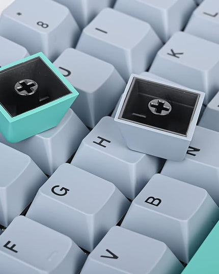 GTSP 171-Keys Cherry Profile PBT Key Caps for Mechanical Keyboards, Double Shot Custom Keycap for US Layout 60% 65% 100% MX Switches (Hammerhead Shark)