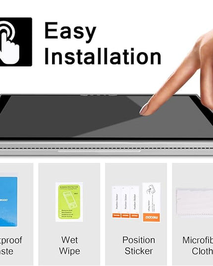 Megoo [2-Pack Screen Protector for Surface Pro 6, Friendly Touching/Easy Installation/High Sensitivity/HD Clear Tempered Glass, Compatible for Microsoft New Surface Pro 6 Pro 5/4 12.3 Inch