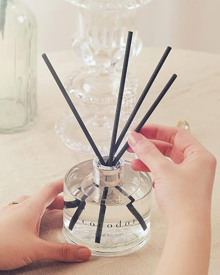 COCODOR Signature Reed Diffuser Set/Garden Lavender / 6.7oz /2 Pack/Home Fragrance Diffuser, Oil Scent Diffuser for Bathroom Shelf Decor