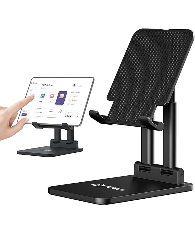 TriPro Tablet Stand -Portable Monitor Stand,4.72" Wide, Adjustable & Foldable, Super Sturdy,Tablet Holder for Desk Compatible with iPad/Tablets/Portable Monitor 7"-15.6"