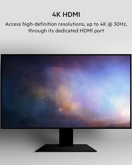 Belkin USB-C Hub, 5-in-1 MultiPort USB-C Docking Station for MacBook & Windows w/ 4K HDMI 1.4, 2x USB-A 3.1, SD 3.0, & Micro SD 3.0, & 5Gbps Data Transfer for Home, Office, & Travel, PVC002
