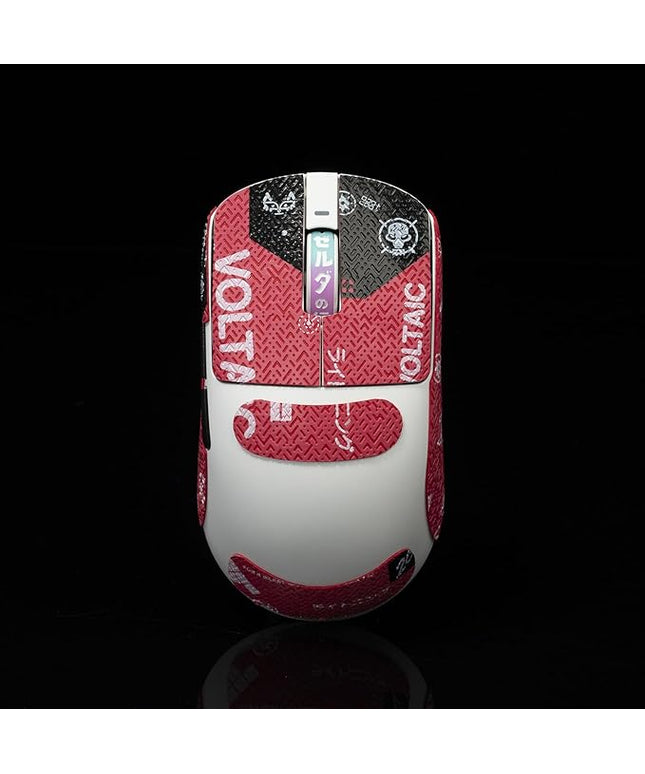 Gamer Mouse Grip Tape Sticker for VGN Dragonfly R1 Pro MAX VXE Max Non Slip Suck Sweat Pre Cut Easy Install Blood X