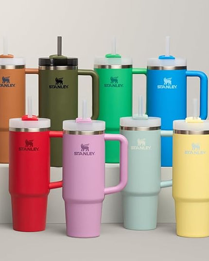 STANLEY Quencher H2.0 Tumbler with Handle and Straw 30 oz | Flowstate 3-Position Lid | Cup Holder Compatible for Travel | Insulated Stainless Steel Cup | BPA-Free | Lilac