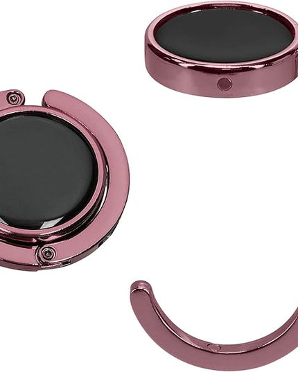 kwmobile Purse Hanger for Table (Set of 2) - Purse Hook for Table - Folding Handbag Hanger - Portable Bag Holder