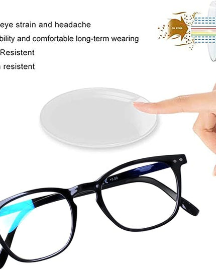 Henotin 3 Pack Blue Light Blocking Reading Glasses,Spring Hinge Computer Readers for Men Women,Anti UV Ray Filter Eyeglasses (3 Pairs, 2.75)