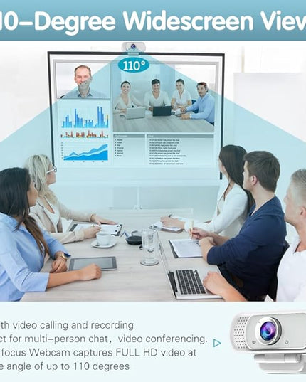 usb c webcam 1080P Webcam,Live Streaming Web Camera with Stereo Microphone, Desktop or Laptop USB Webcam 110 Degree View Angle, HD Web cam for Switch 2,Video Calling, Recording, Conferencing, Gaming