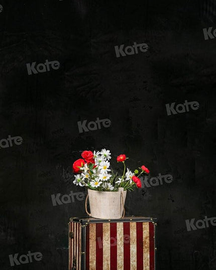 Kate 5ft×7ft Solid Black Backdrop Portrait Background for Photography Studio