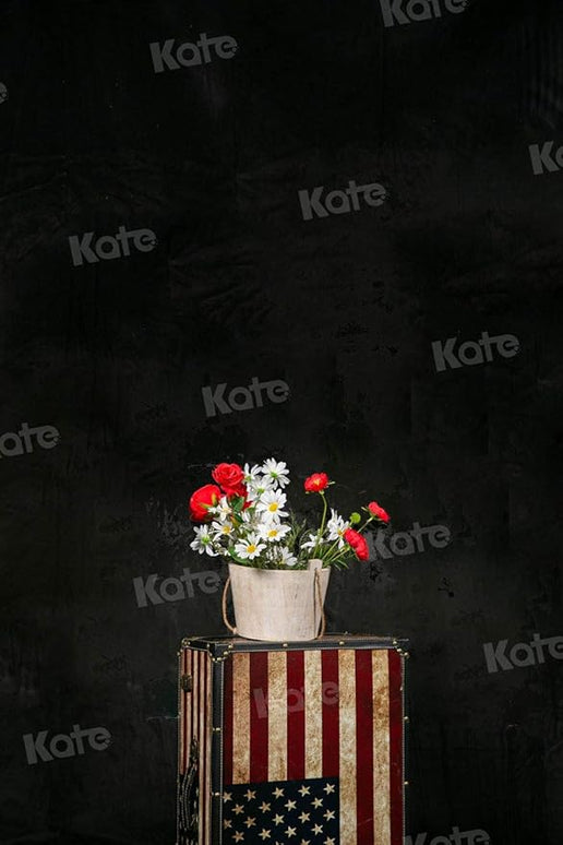 Kate 5ft×7ft Solid Black Backdrop Portrait Background for Photography Studio