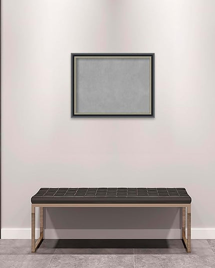 Amanti Art Black Framed Magnetic Board 21x27 Medium Vision Board for use with Magnets, 100% Metal Sheet to Display Items as Office Decor or for Home Organization in mudroom, Kitchen or Kids Room
