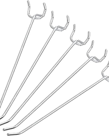 Neiko 53102A 6” Pegboard Hook Organizer Kit, 50 Pack, Hanging Hooks Set for Garage Organization, Great for Wall Hanging and Shelving, Tool Storage, Craft Organizing